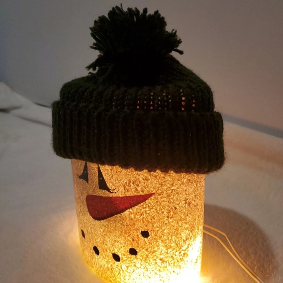 Lighted Plug In Snowman - Picture 2 of 5